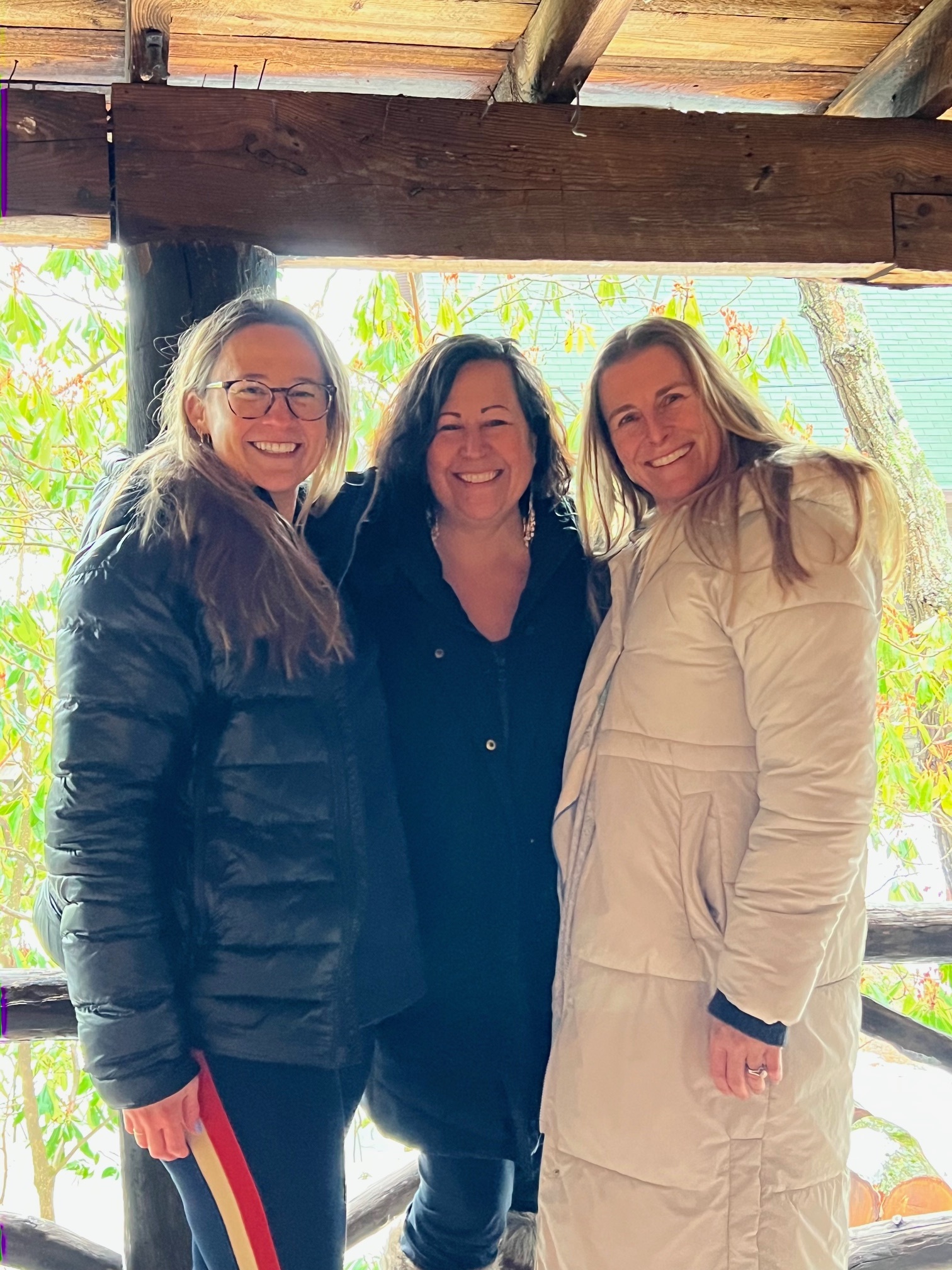 Jocelyn, Kristin, and Laura — retreat facilitators